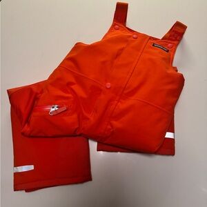 Patagonia Orange Snow Bib Overalls